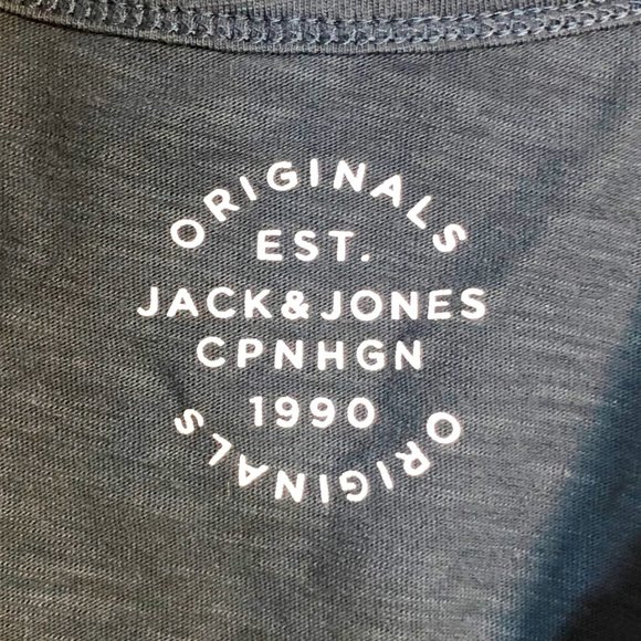 Blue Mens T-Shirt (M) | Jack&Jones - Picture 3 of 3